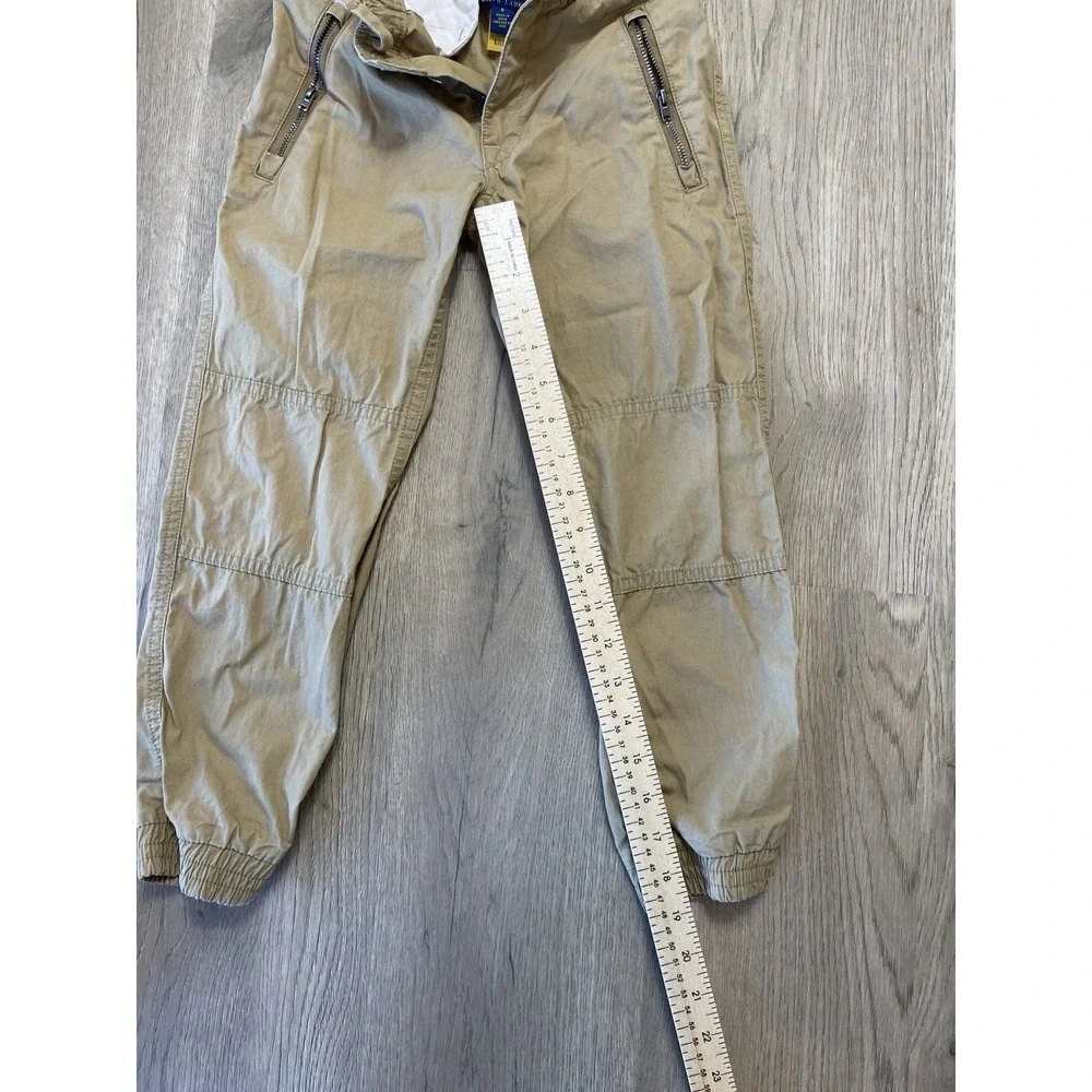 Polo Ralph Lauren Boys Tan Utility Jogger Pants Khaki 6